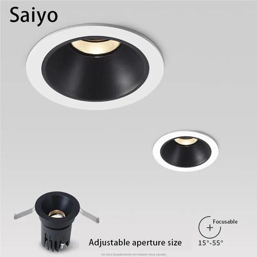 projecteurs led encastré spot 	foco lampe en aluminium - vue 2 sur 7