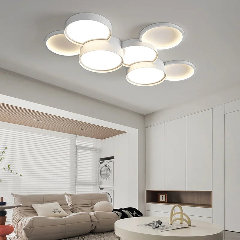 lustre moderne à leds pour un éclairage intérieur élégant - vue 6 sur 13