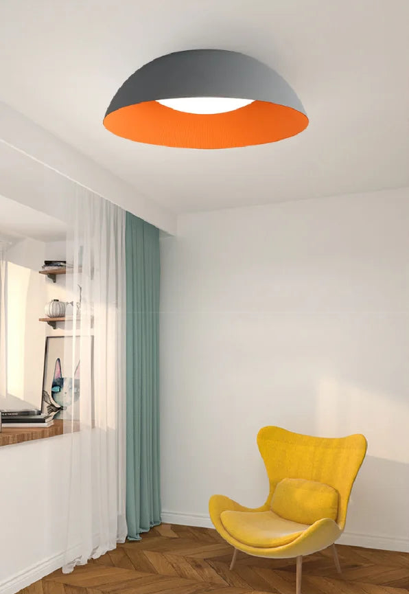 Plafonnier led moderne ultra-mince décor maison - vue 11 sur 12
