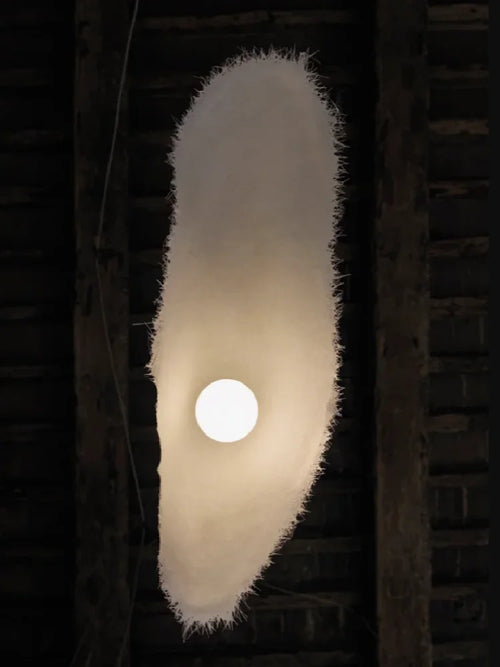 lustre led nordique wabi sabi pour décoration intérieure rétro - vue 5 sur 9
