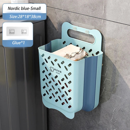 panier de rangement pliable à suspendre pour linge sale