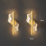 Applique murale LED minimaliste avec lumière ondulé Steal