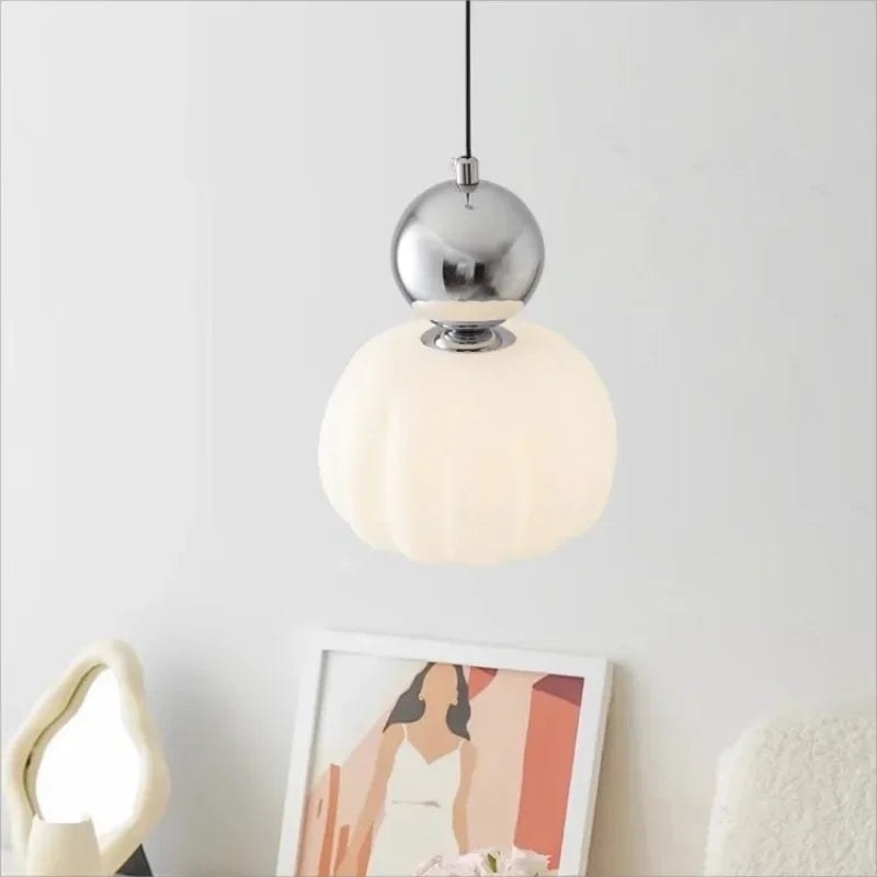 SANDYHA crème Style chevet suspension LED éclairage chambre salle à manger salon lustre décor à la maison luminaire lampe suspendue