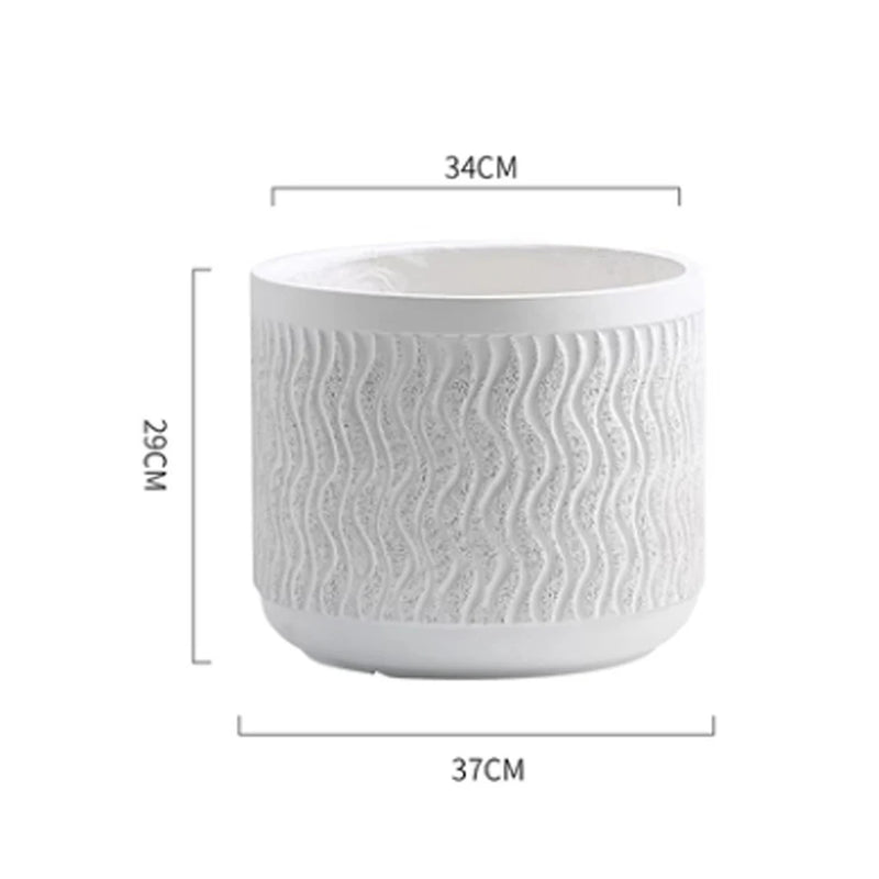 moule en silicone moderne pour pot de fleurs en béton léger et luxueux