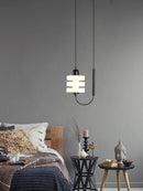 lustre minimaliste en verre pour un éclairage moderne