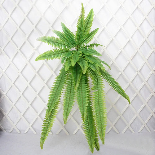 plantes artificielles suspendues grandes plantes tropicales en rotin décoratives - vue 12 sur 11