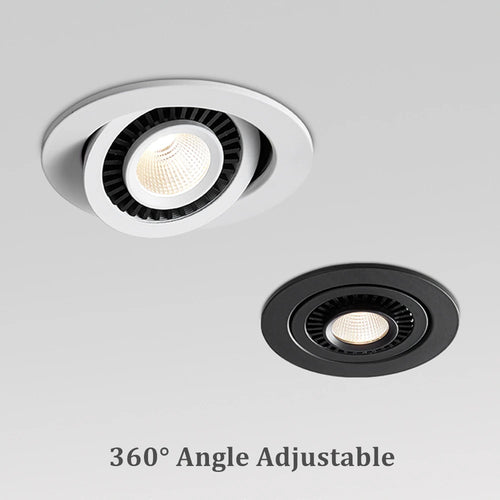 spot lumineux led à une ou deux têtes avec rotation 360° et intensité réglable - vue 5 sur 5