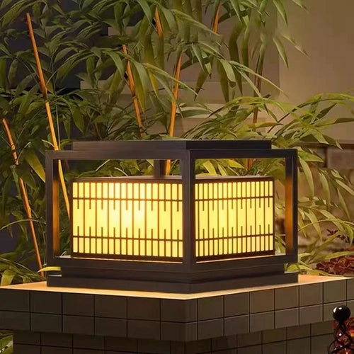 lampe solaire extérieure à led avec télécommande et intensité variable - vue 2 sur 10