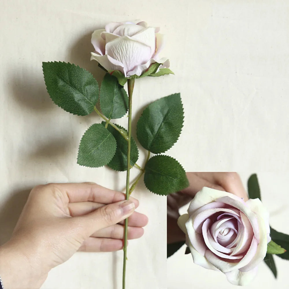 fleur artificielle en flanelle pour décoration intérieure et mariage - vue 8 sur 15