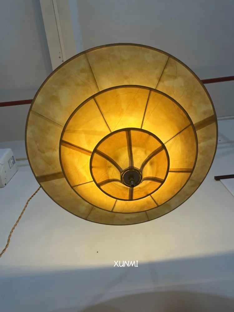 lustre parapluie thaïlandais style wabi-sabi pour intérieur moderne - vue 4 sur 8