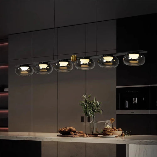 lustre nordique suspension éclairage intérieur pour salon - vue 2 sur 8