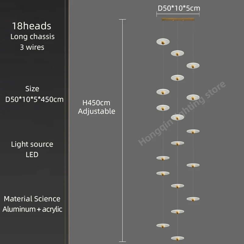 lustre moderne design pour éclairage intérieur contemporain - vue 8 sur 26