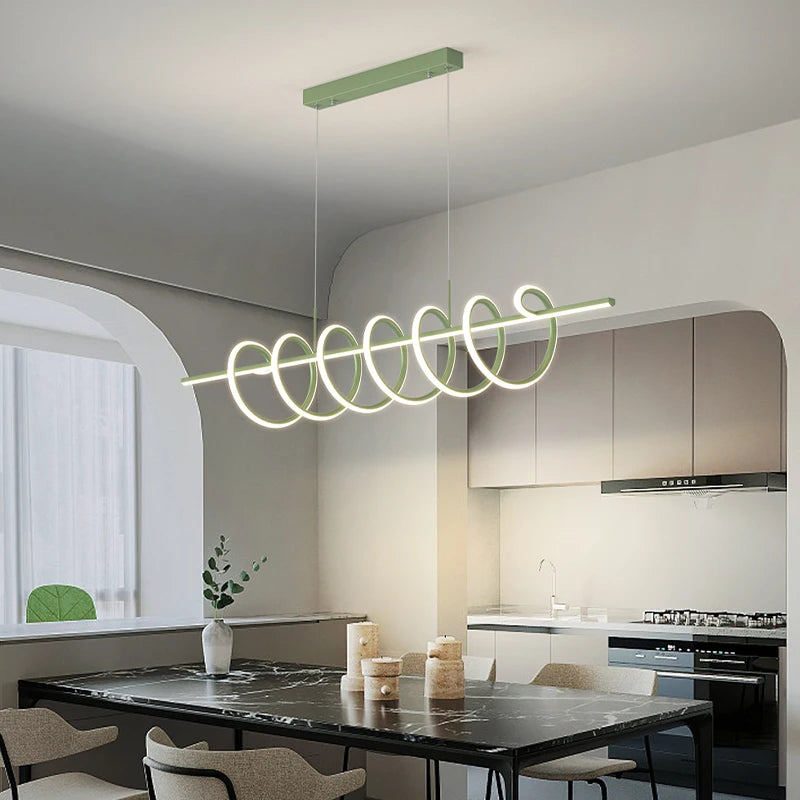 lustre moderne en led pour un éclairage élégant intérieur - vue 4 sur 18
