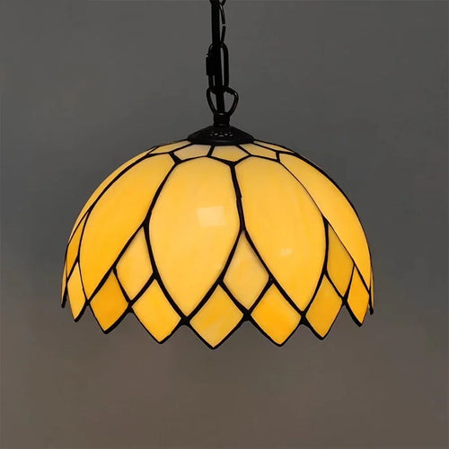 suspension tiffany à feuilles pour décoration intérieure élégante - vue 6 sur 6