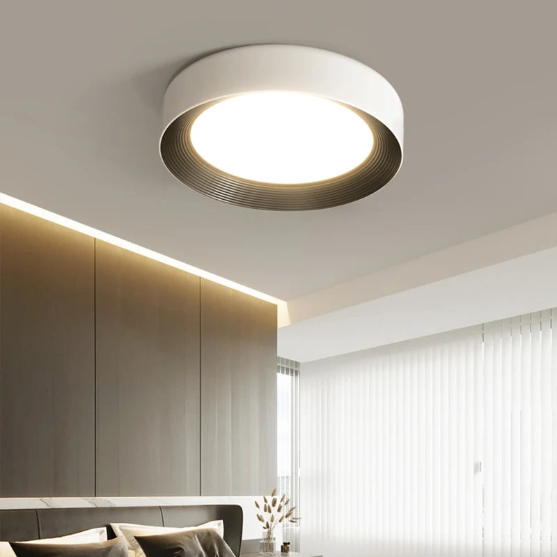 lustre nordique qiyimei éclairage intérieur lumières circulaires - vue 6 sur 11