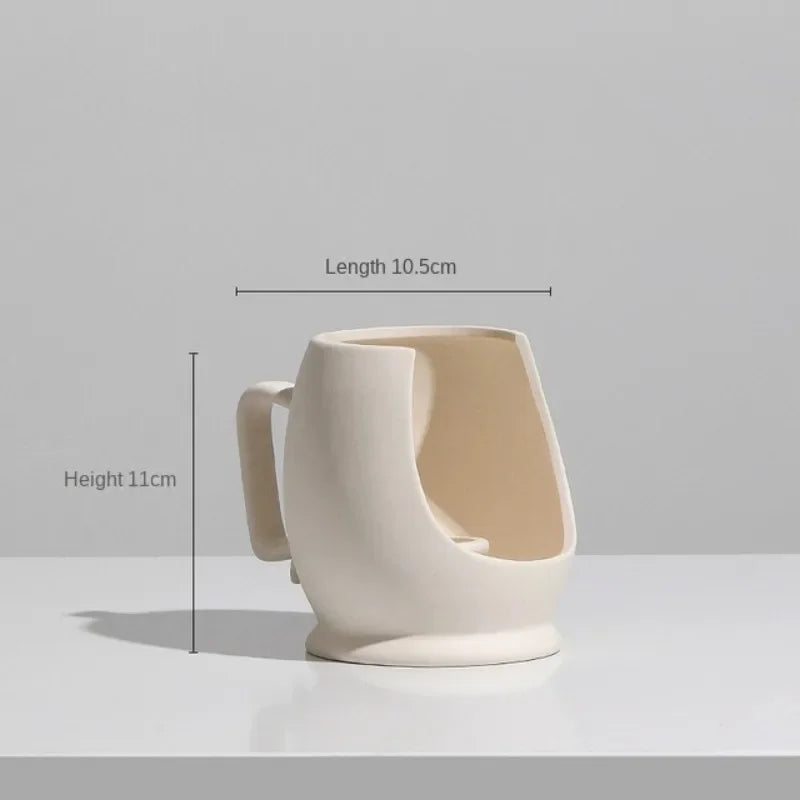 vase en céramique moderne pour fleurs séchées décoration intérieure - vue 7 sur 16