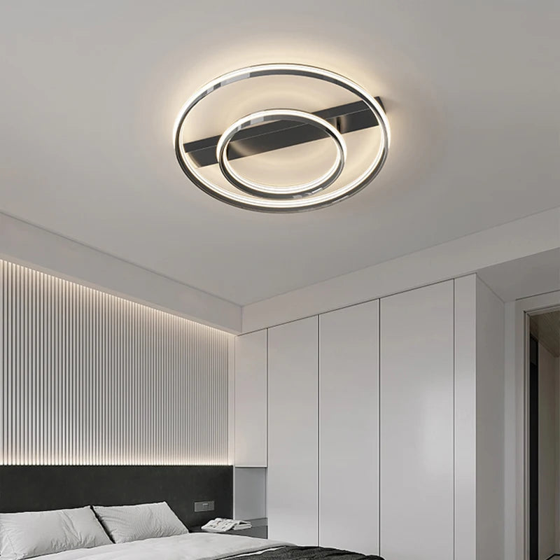 plafonnier led moderne pour décoration intérieure lumineuse - vue 5 sur 10