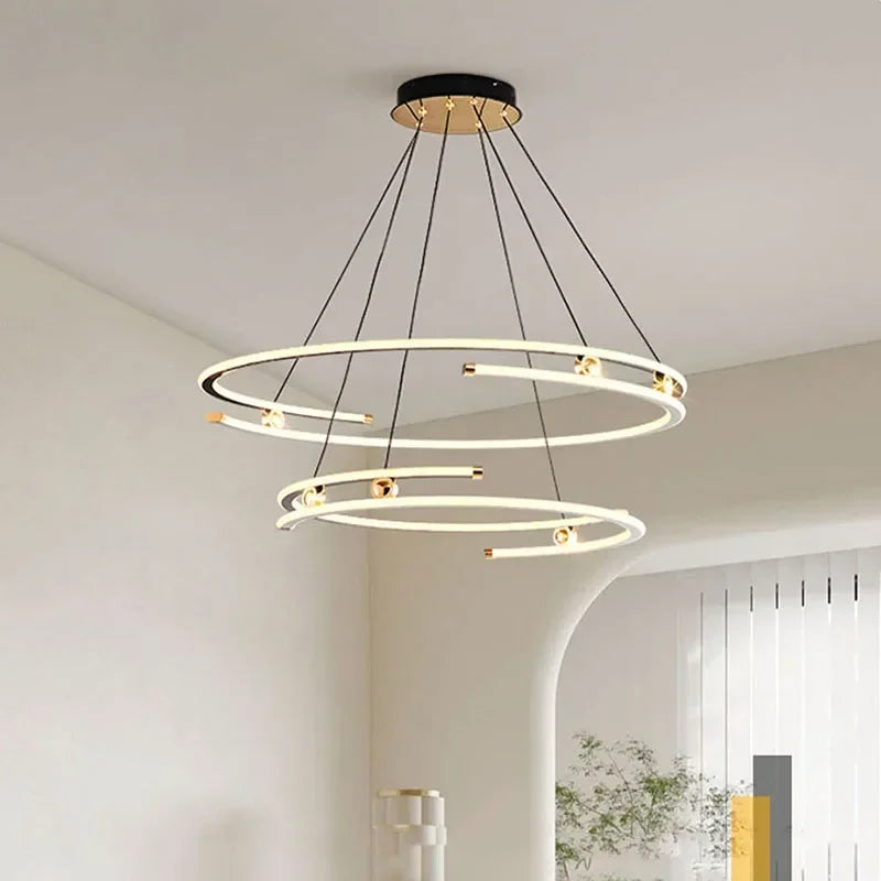 Lustre suspendu moderne Suspension LED pour salon salle à manger chambre cuisine île décoration de la maison luminaire Lustre