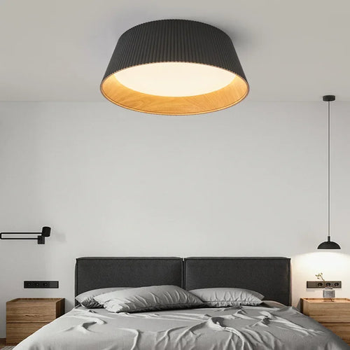 Suspension LED au plafond en Grain de bois
