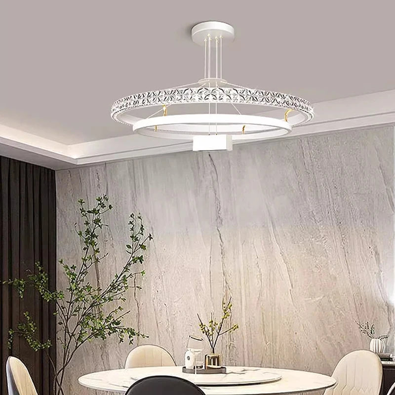 lustre moderne de luxe à led pour éclairage intérieur - vue 3 sur 11