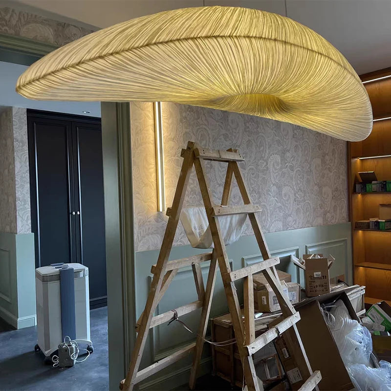 Lustre en tissu marin de luxe style voilier - vue 9 sur 14