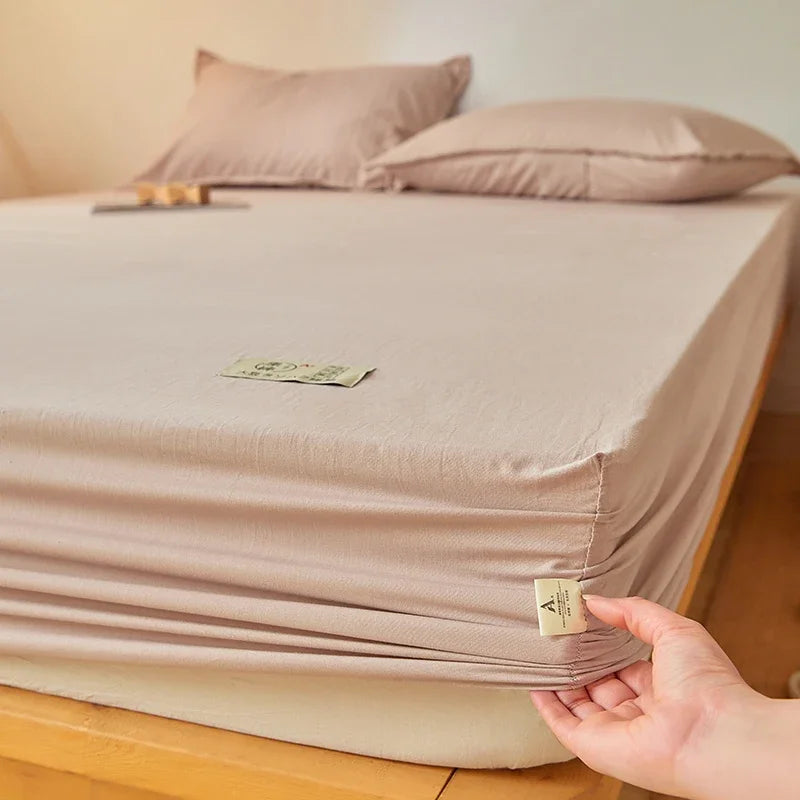drap-housse en coton égyptien luxe doux et élastique