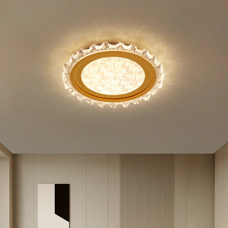 plafonnier moderne en cristal pour éclairage décoratif élégant - vue 6 sur 18