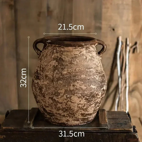 jardinières en poterie rustiques pour décoration intérieure et extérieure - vue 17 sur 25