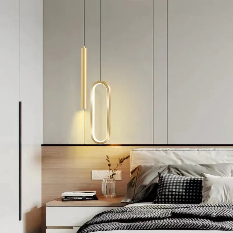 lustre led minimaliste nordique maison