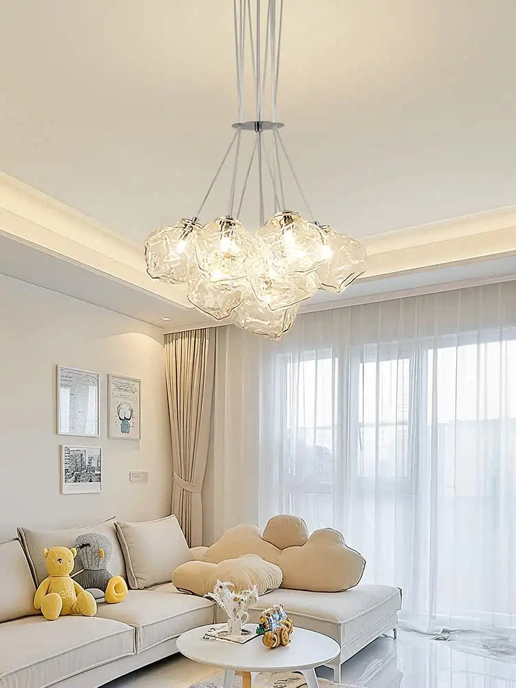 lustre moderne en forme de gâteau de glace pour décoration intérieure - vue 3 sur 9