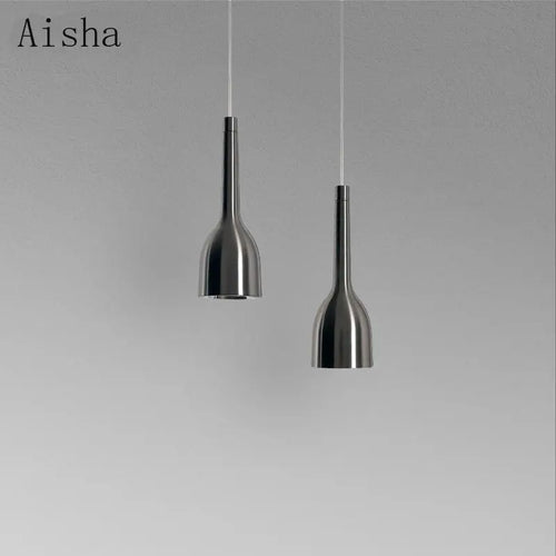 suspension nordique moderne anti-éblouissante en nickel pour intérieur élégant