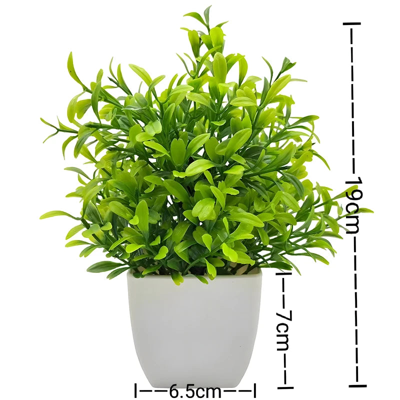 plante artificielle en pot pour décoration de bureau et jardin - vue 21 sur 45