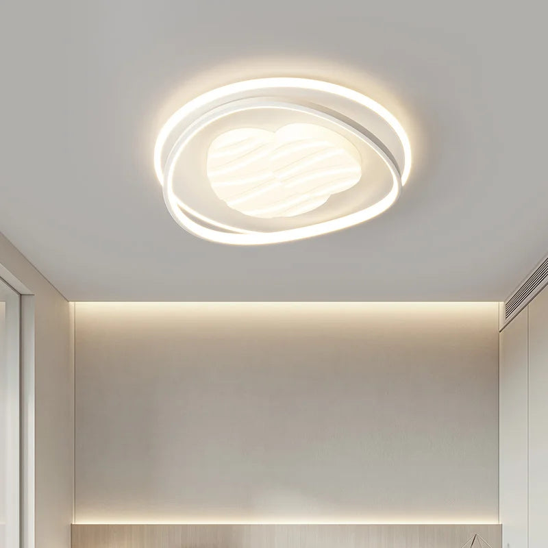 plafonnier led design nordique moderne luminaire décoratif simple - vue 4 sur 11