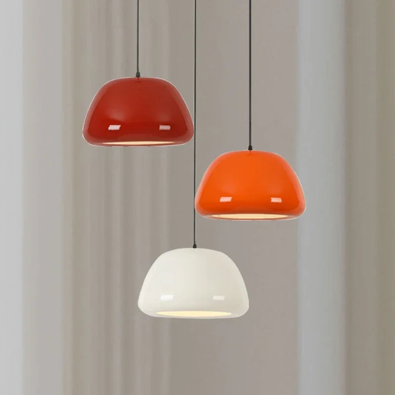 lampe led suspendue design nordique macaron pour décoration intérieure - vue 4 sur 10