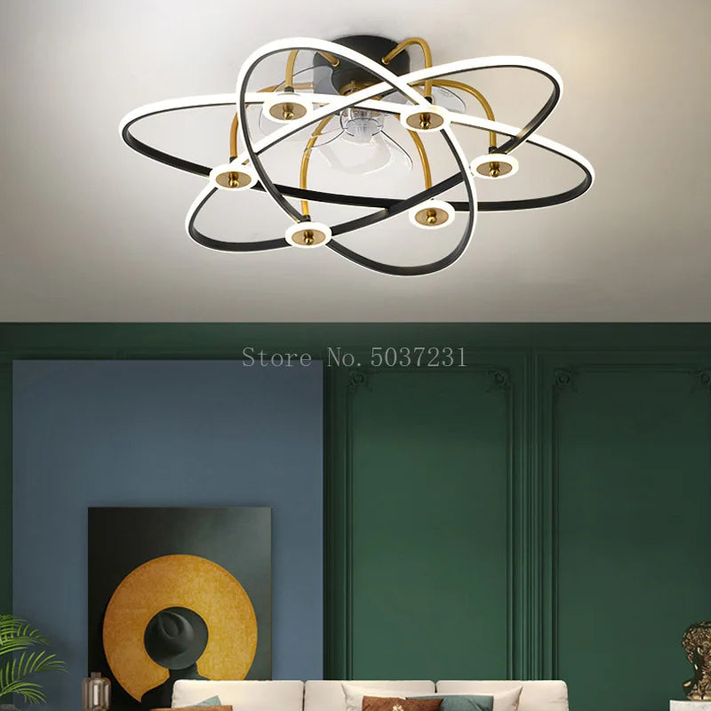 ventilateur de plafond led silencieux pour chambre d'enfants
