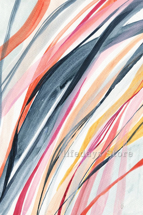 affiches géométriques abstraites pour décoration moderne murale