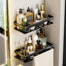 etagère murale sans perçage pour rangement de salle de bain et cuisine