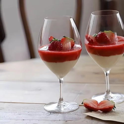 Verre champagne cristal ultra fin style japonais tulipe