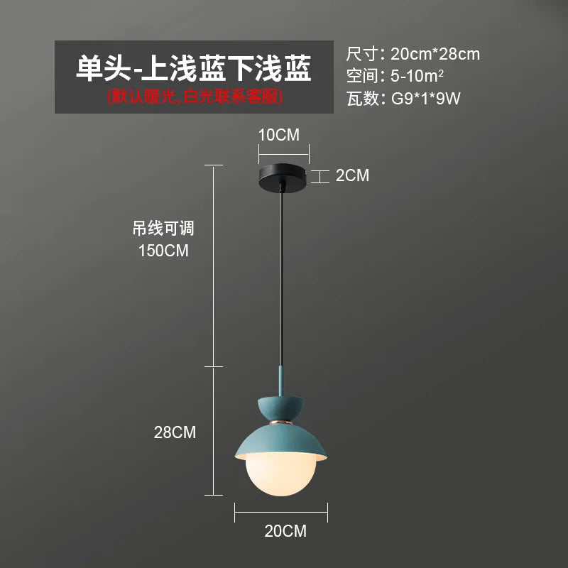lampe de chevet moderne nordique créative pour décoration intérieure - vue 8 sur 26