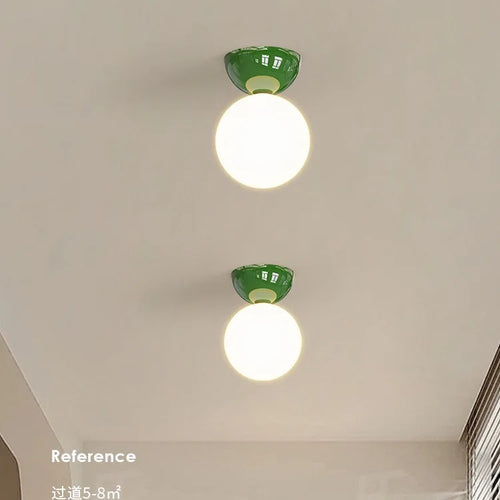 plafonnier simple de style médiéval bauhaus série crème - vue 5 sur 9