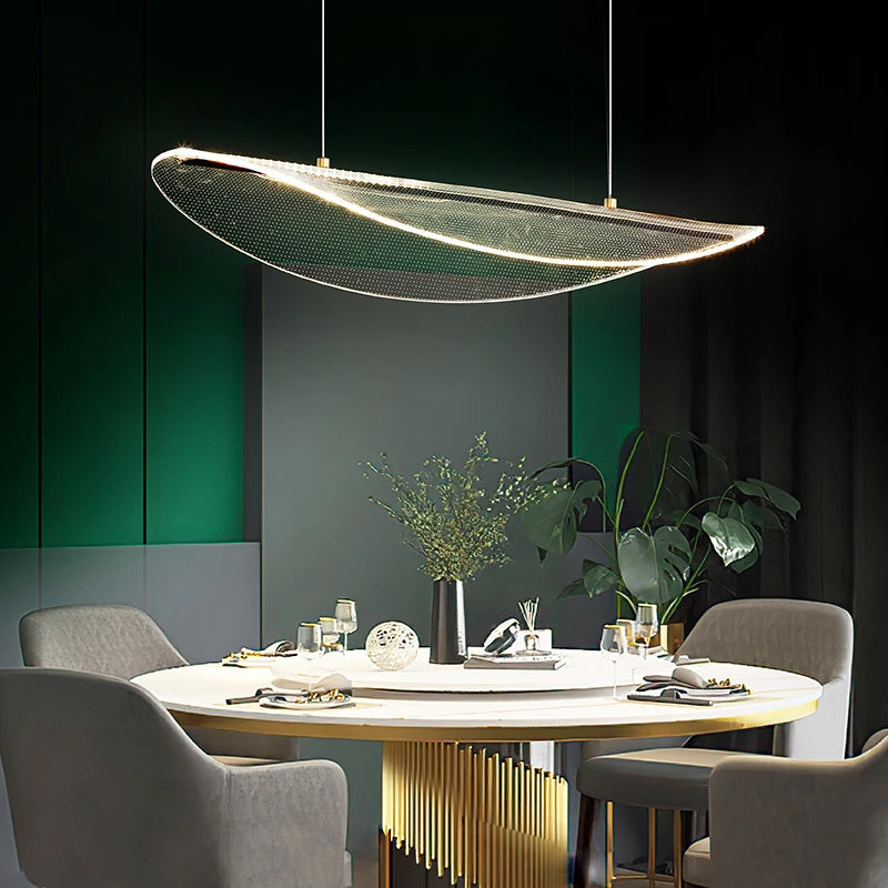 lustre acrylique moderne pour maison et restaurant