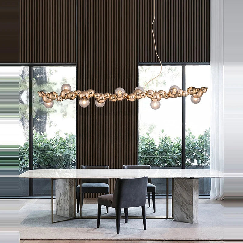 suspension artistique à led à intensité variable pour décoration intérieure - vue 5 sur 16