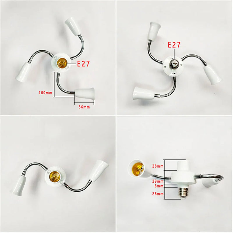 Plafonnier à spots ajustable avec adaptateur multi-voies