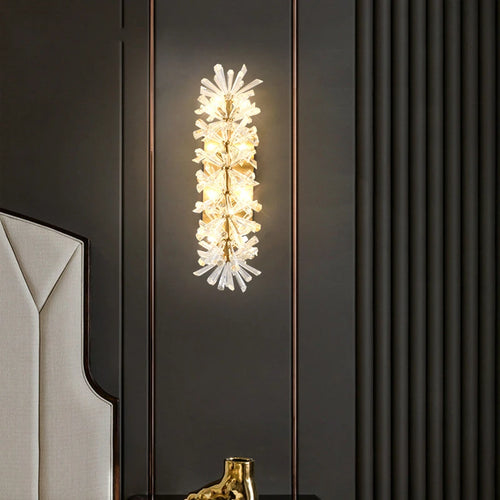 applique murale led en cristal moderne avec ampoule g4 - vue 3 sur 12