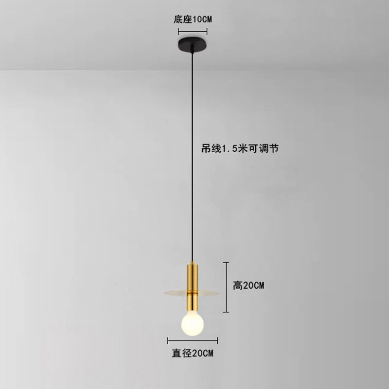 lustre moderne style nordique pour décoration intérieure et extérieure - vue 7 sur 8