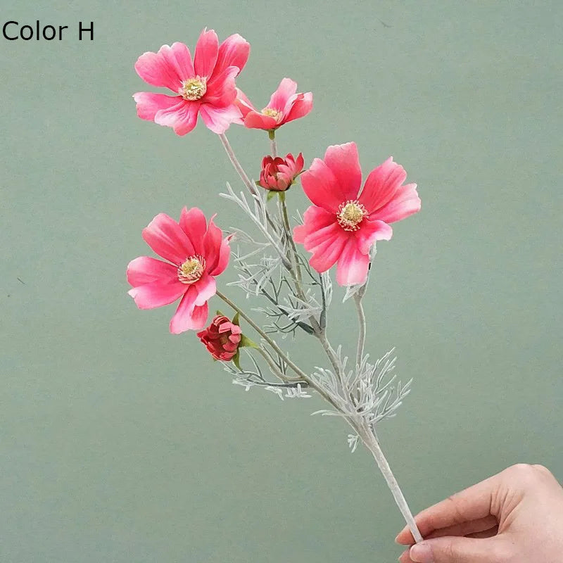 nouveau décor de jardin fleurs de pavot artificielles pour fête - vue 25 sur 26