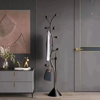 etagère moderne pour vêtements au style industriel élégant