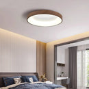 Walnut Color Water Transfer Printing, Modern Minimalist Wabi-Sabi, Ceiling Light for Living Room, Dining Room, Bedroom, Study