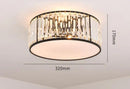plafonnier moderne en cristal style européen lampes créatives à led