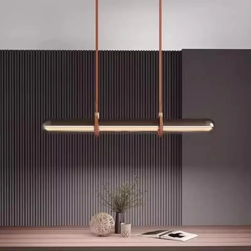 suspension en verre stylée pour bureau et restaurant - vue 3 sur 7